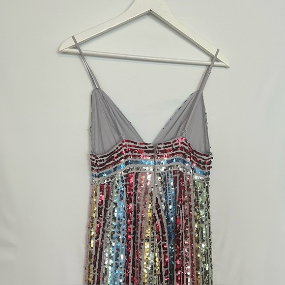 SAYLOR Jojo Sequin Jumpsuit XS V-Neck - Picture 8 of 14